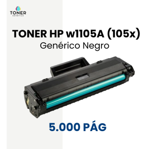 Toner HP 105X (W1105A) negro con chip