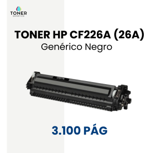 Toner HP CF226A (26A) negro
