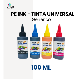 TINTA UNIVERSAL 100ML JUEGO DE 4 UNIDADES