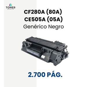 Toner HP CF280A (80A) CE505A (05A)