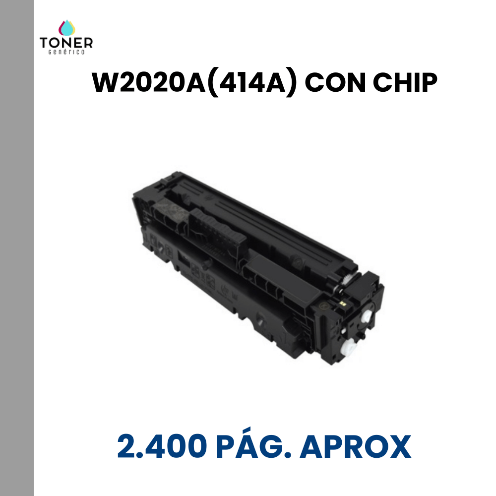 Toner-HP-W2020A-414A-CON-CHIP-Negro